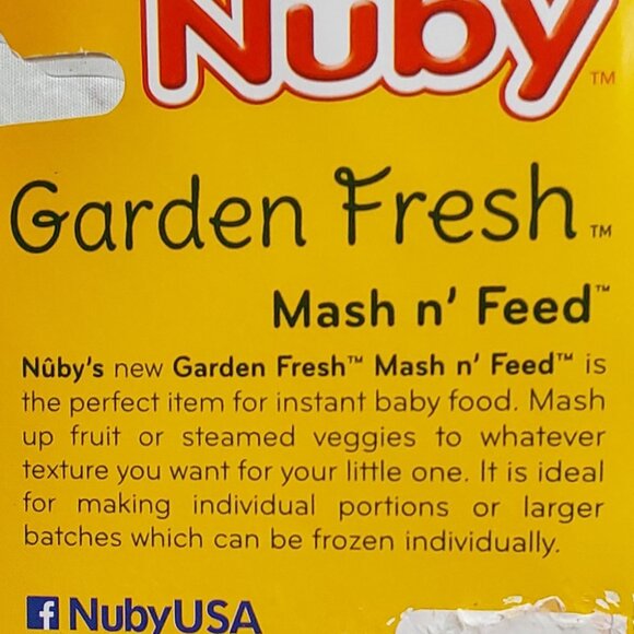 NUBY 'GARDEN FRESH MASH~N~FEED' BOWL & STORAGE - Picture 11 of 16
